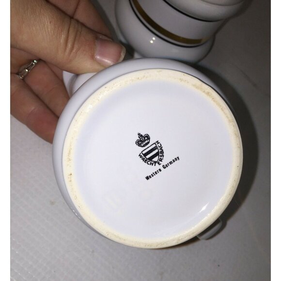 WAECHTERSBACH Tea Coffee Set Western Germany Mugs Cream Sugar - Picture 6 of 11